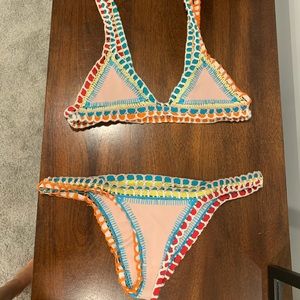 Luna kiini bikini (Small Top, Medium Bottom)